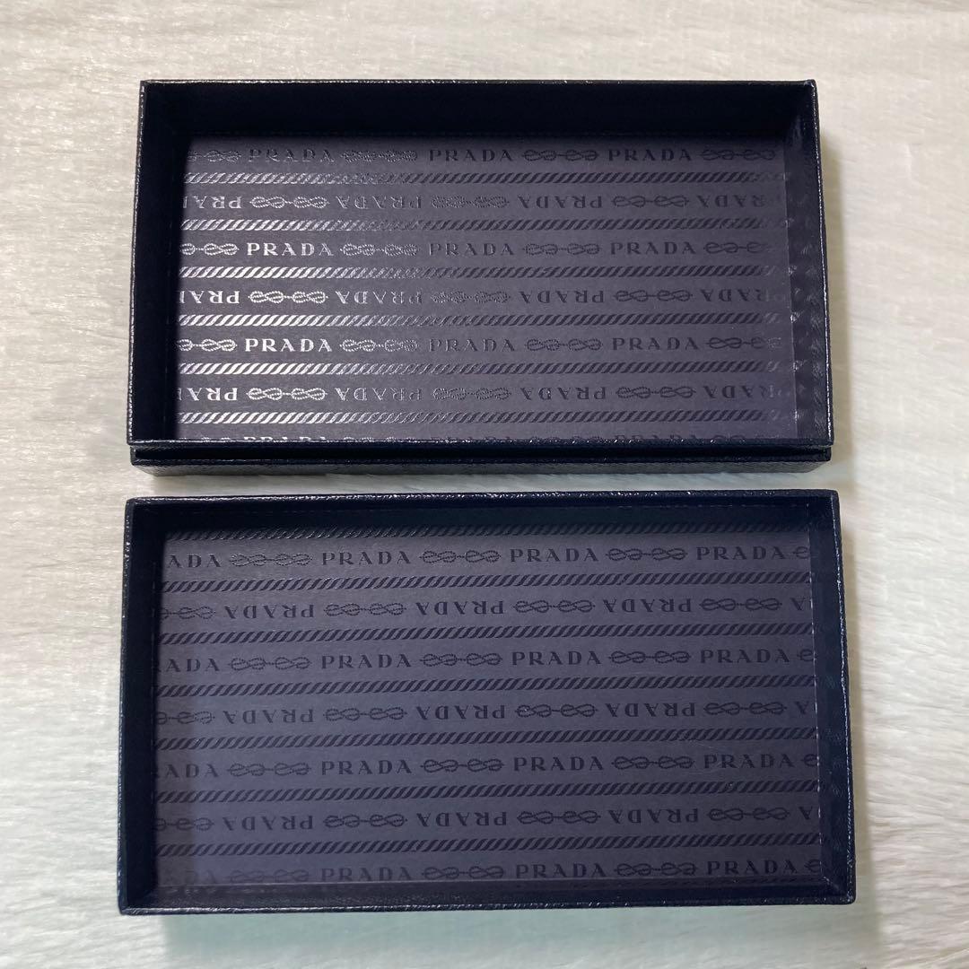 PRADA プラダ　サフィアーノ　長財布　ロングウォレット　青　箱付き　人気