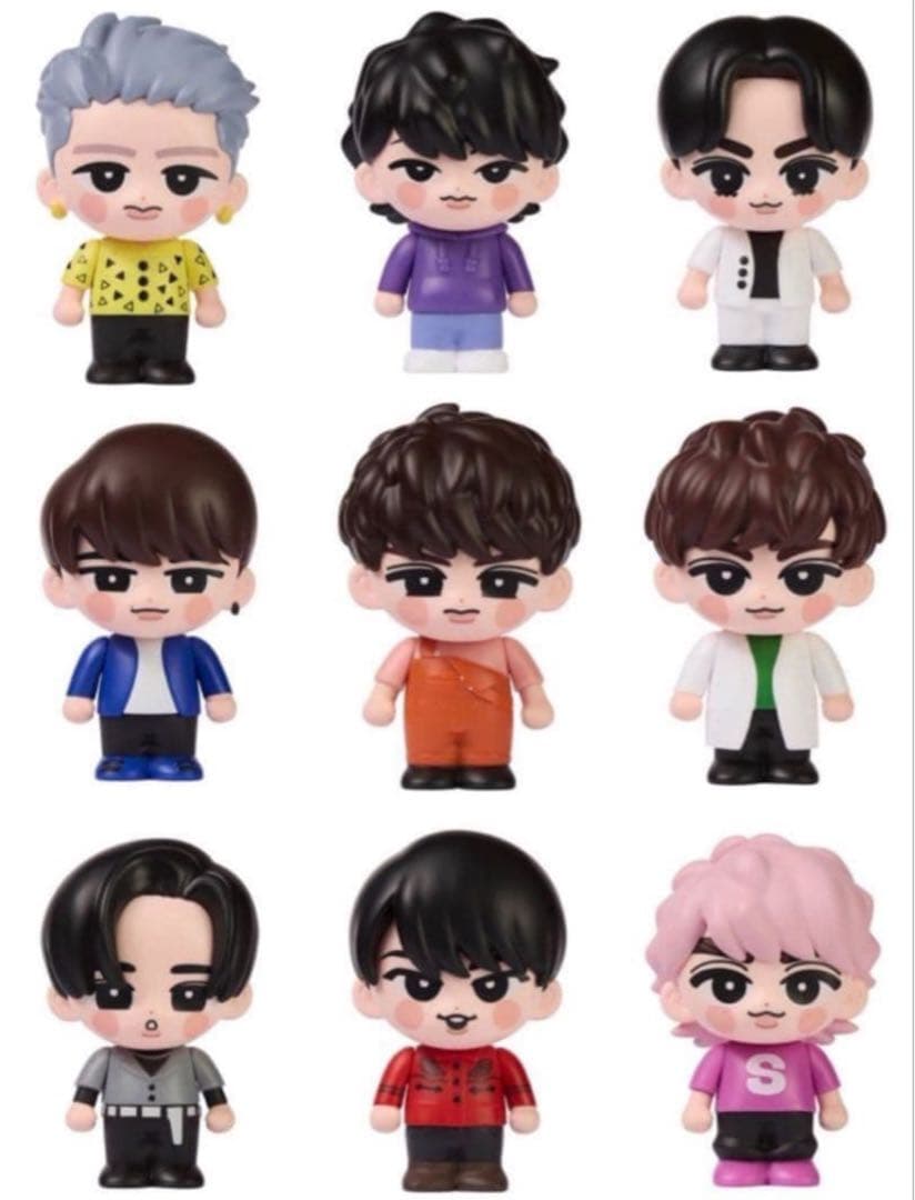 Man　ソフビ 9体セット