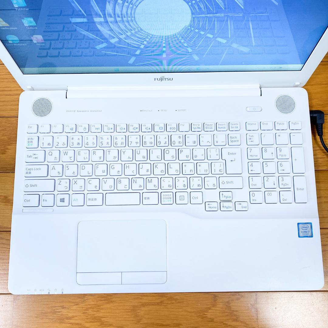 美品✨贅沢性能 4コアi7 大容量SSD512 メモリ16 オフィス2021