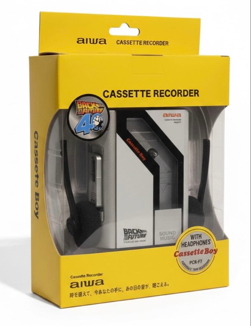 新品未開封 バック・トゥ・ザ・フューチャーのコラボ商品、ドンキx aiwa