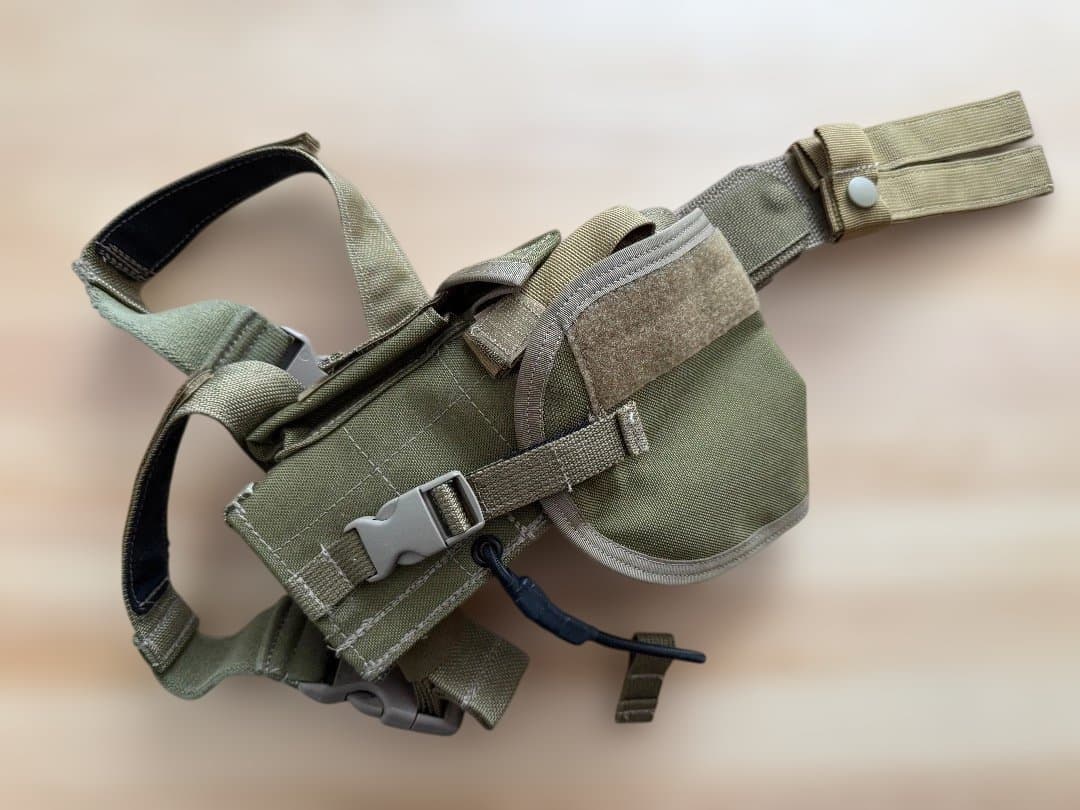 実物 新品 未使用 LBT 0372 ホルスター カーキ 左用