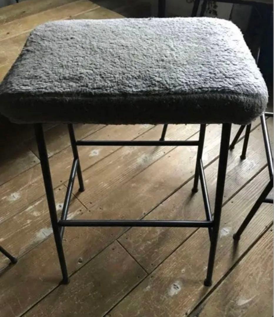 グレー1脚 TRUCK FURNITURE トラックファニチャー スツール廃盤品