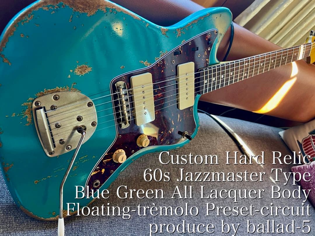 ハードレリック 60sジャズマスタータイプ/ホンマホ オールラッカーボディ