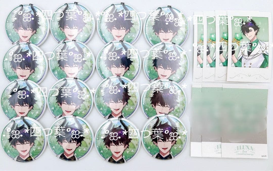 【匿名配送】Unit Art 缶バッジ 1st アニバ チェキ レン 23点