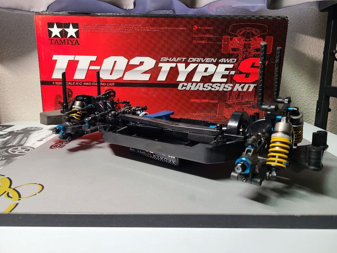 TAMIYA TT-02 TYPE-S 　オプション多数　タミチャレ　タミグラ
