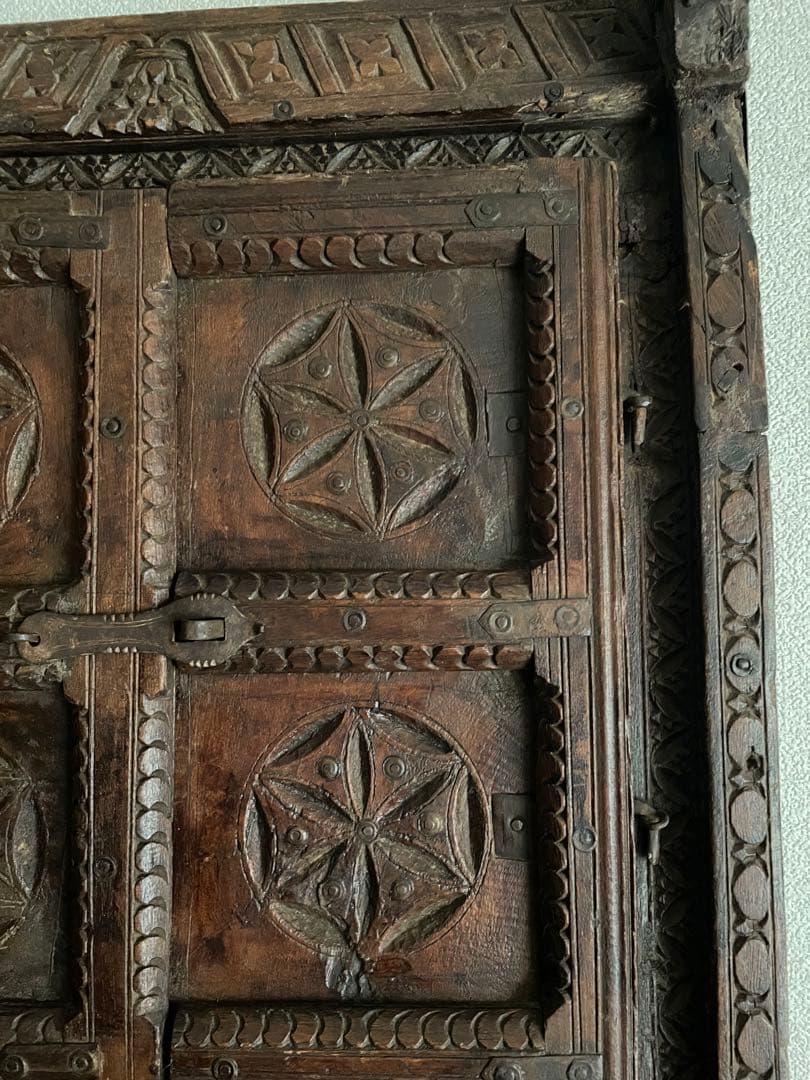 アンティーク　インドネシア窓