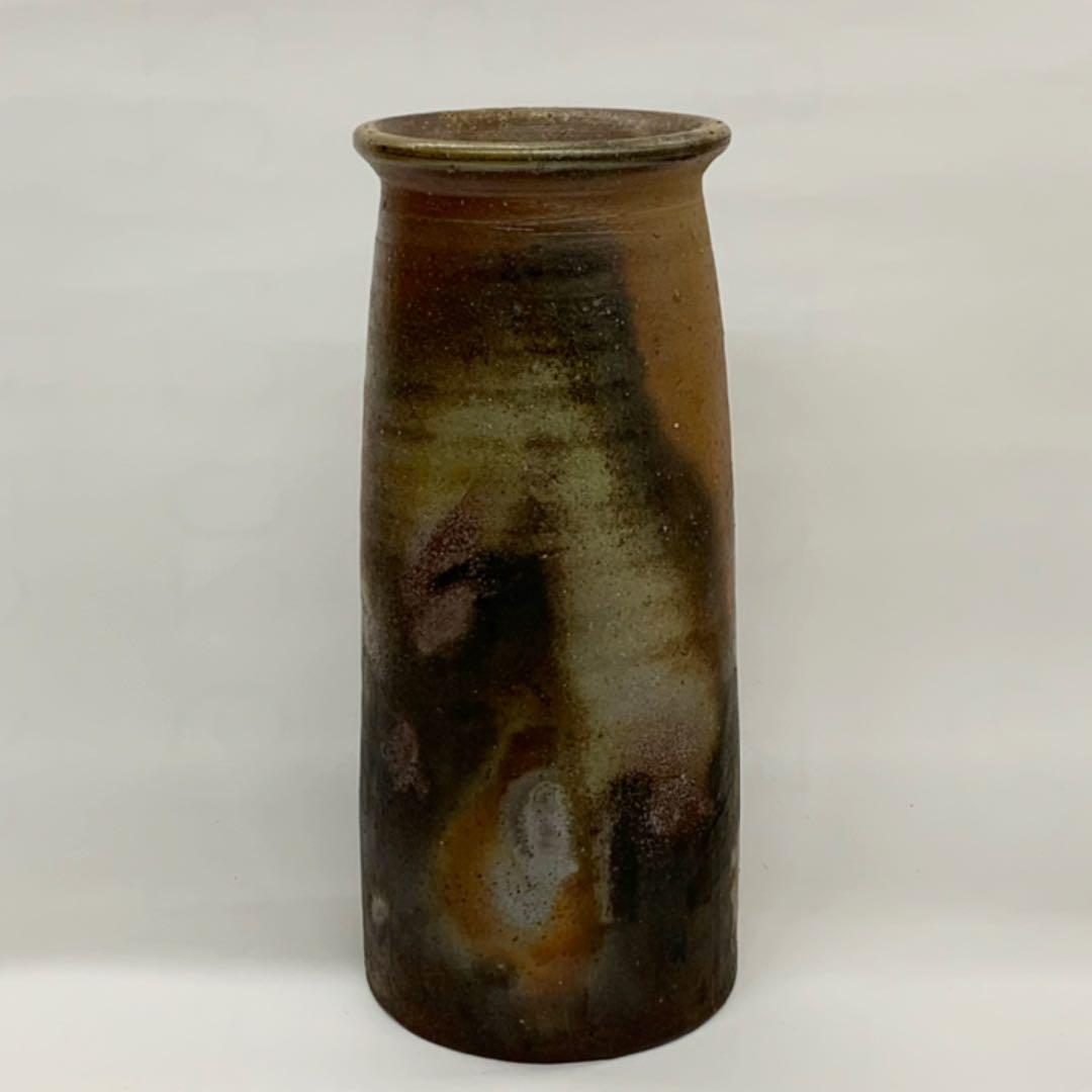 【花入14】備前10     山本雄一　高さ25.5㎝