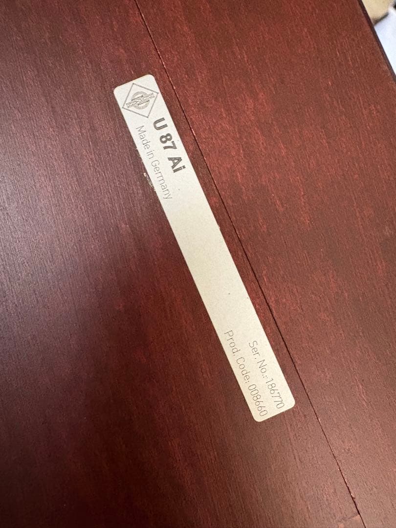 即売価格 新品未使用 NEUMANN U87ai studio set ノイマン