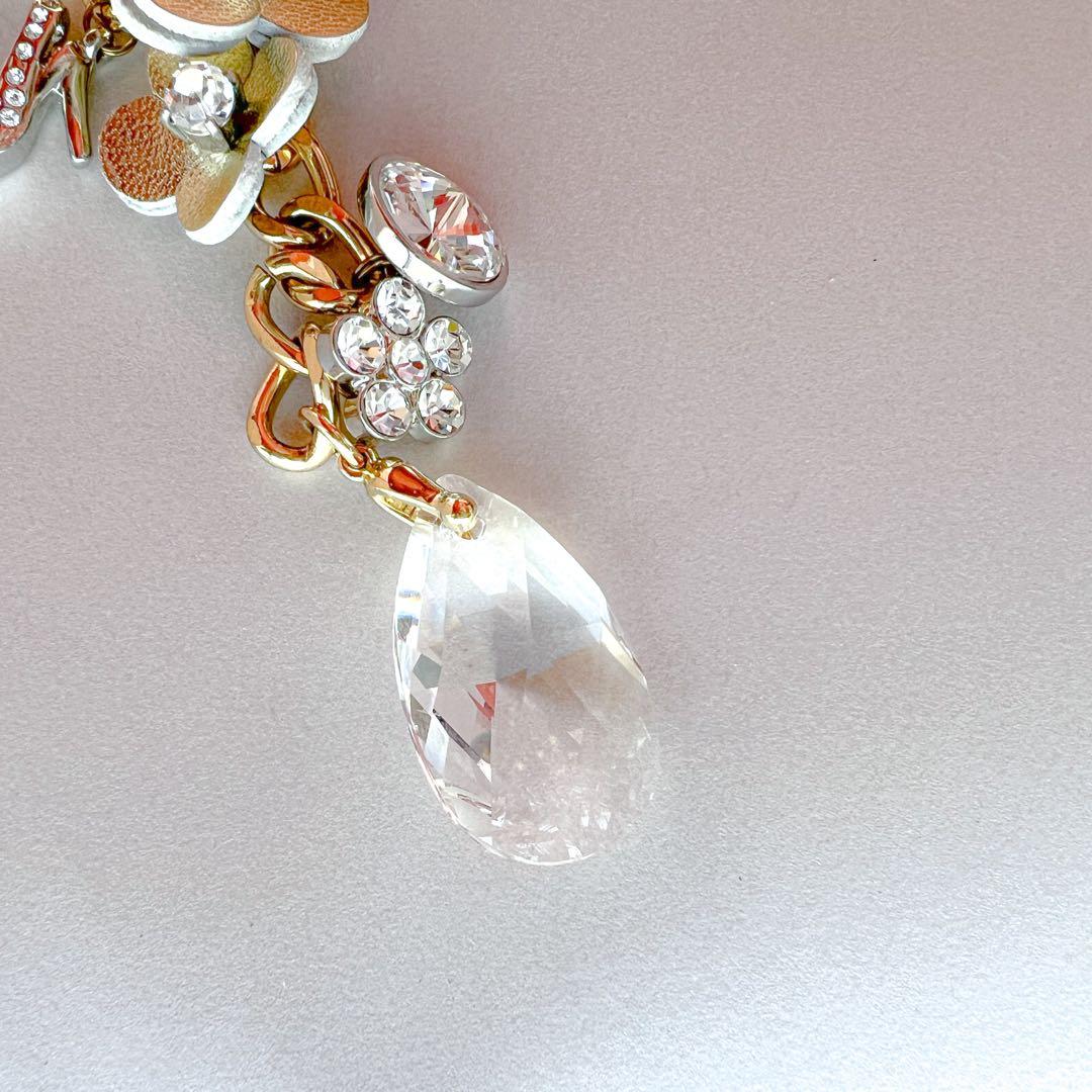 【美品】ANTEPRIMA　ワイヤーバッグ　ハンドバッグ　ゴールド　チャーム