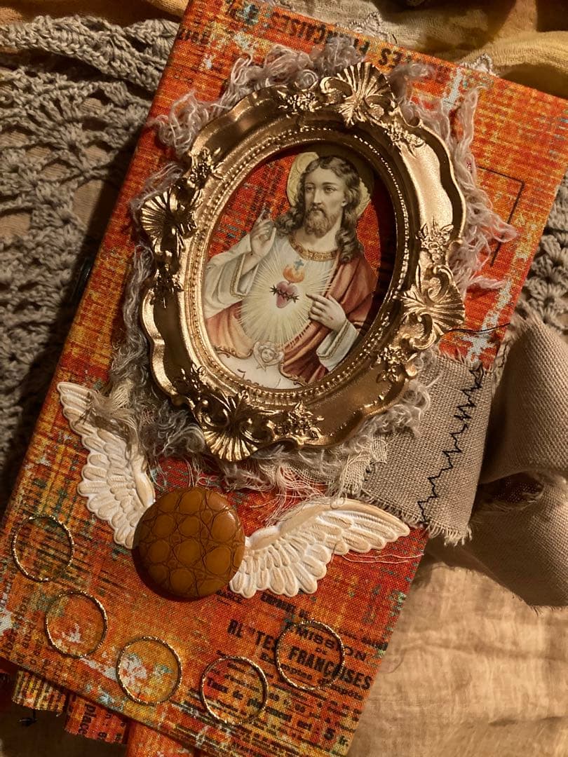 ジャンクジャーナル　雑記帳　キリスト 十字架　マリア様　フランス　アンティーク