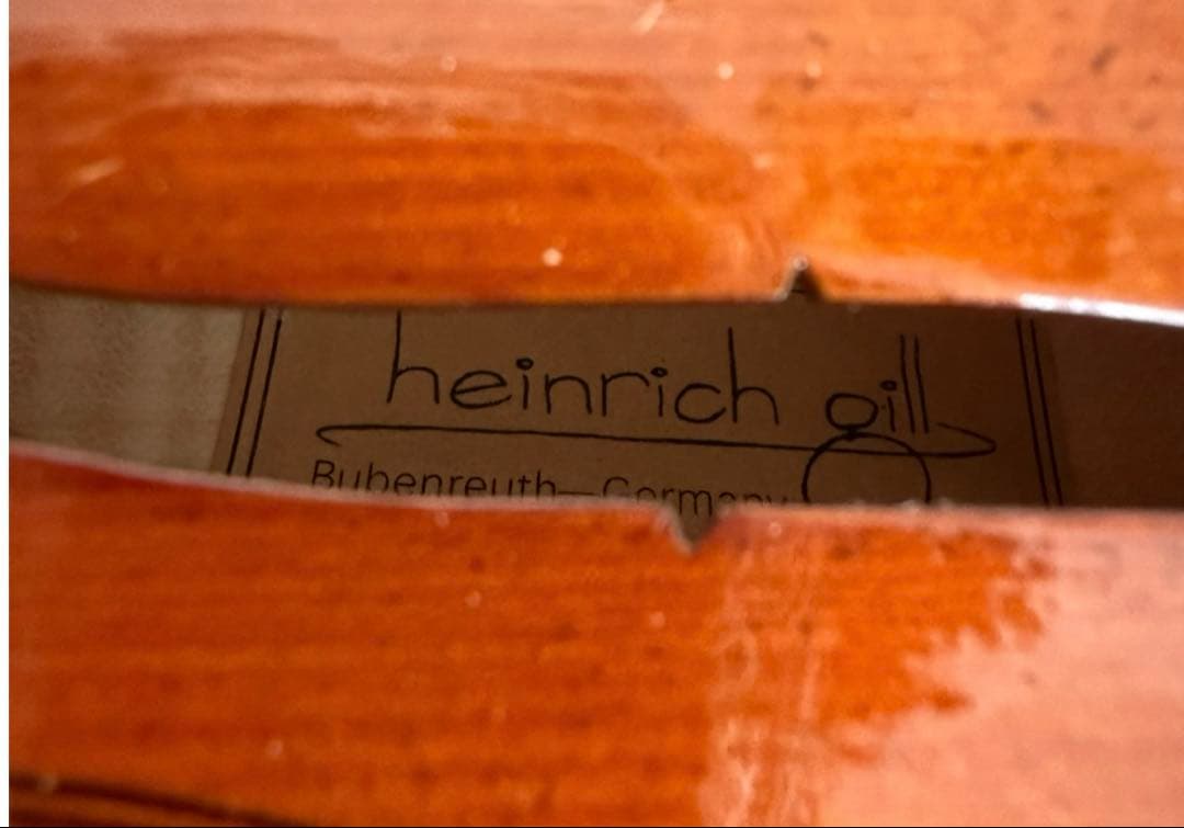 【調整品】Heinrich Gill No.52 ヴァイオリン 4/4