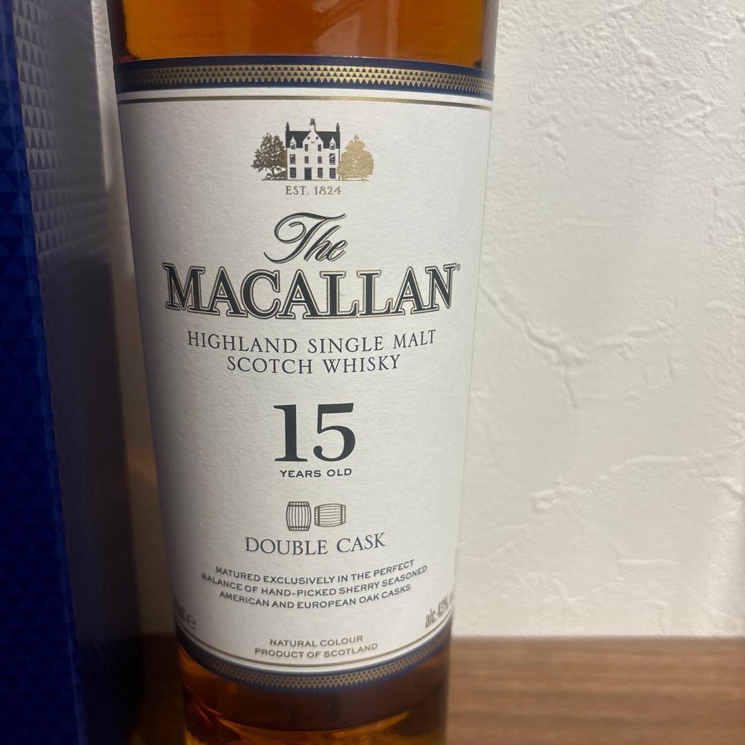 週末限定値下げマッカラン ダブルカスク １5年 700ml 43.0％ 箱付き