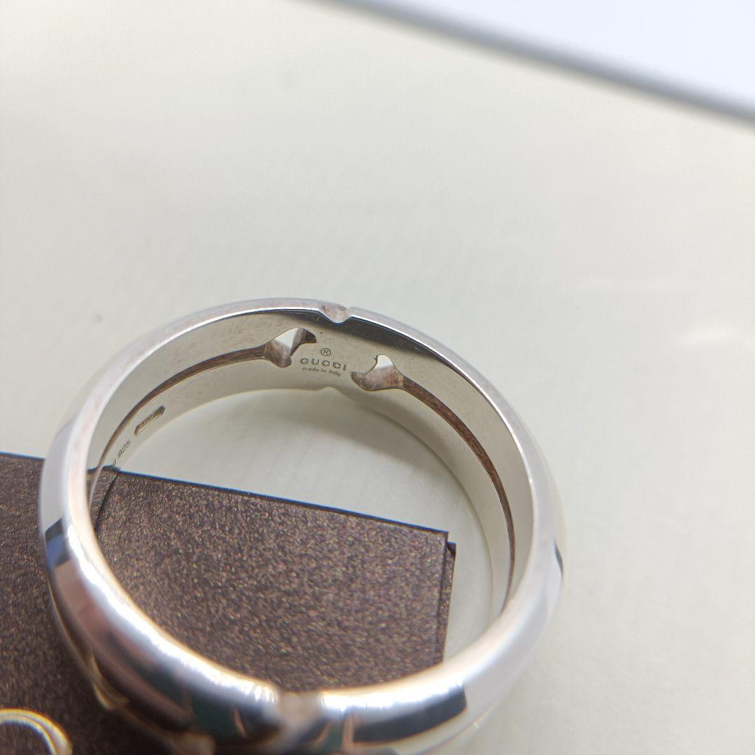 達磨1228様　美品✨️　GUCCI リング　24.5号 インフィニティ　シルバ