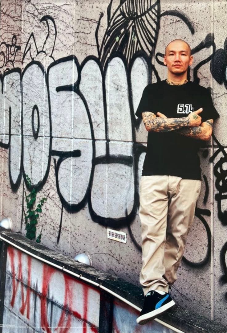 wtaps ポスター　照井利幸　山本キッド 山本kid ブランキージェットシティ