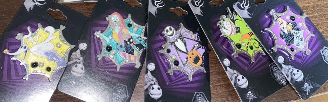 30周年anniversary ピンバッジセット　ナイトメアビフォアクリスマス