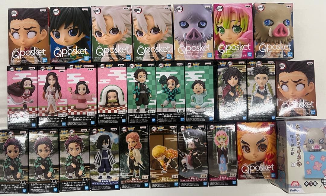 鬼滅の刃 ワールドコレクタブルフィギュア まとめ売り Qposket
