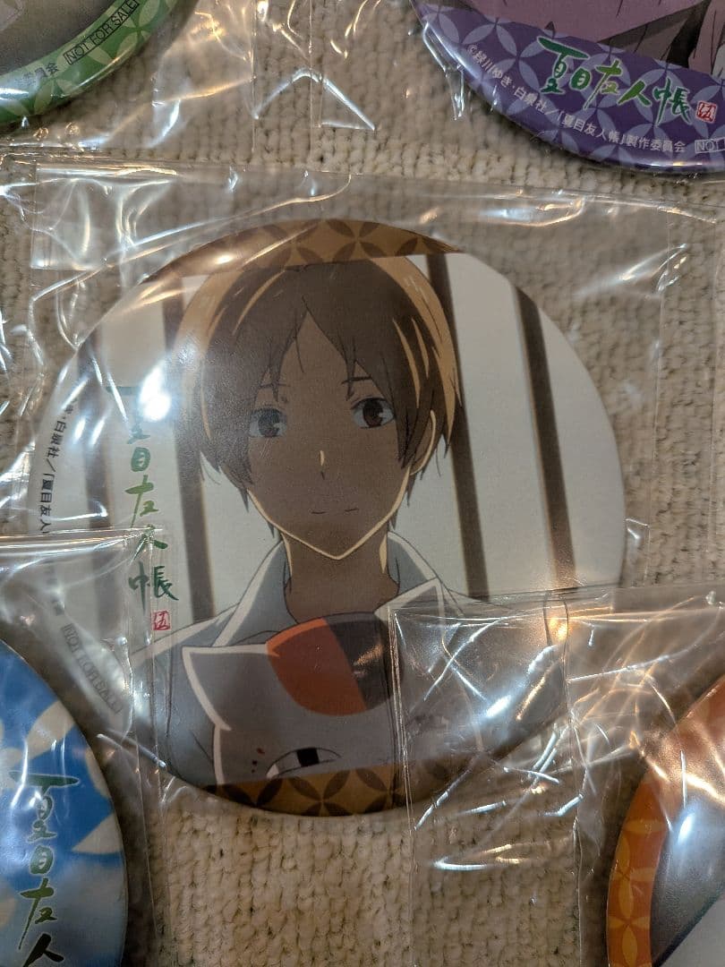 非売品　夏目友人帳 伍 Amazon　DVD購入特典　 缶バッジ　コンプリート