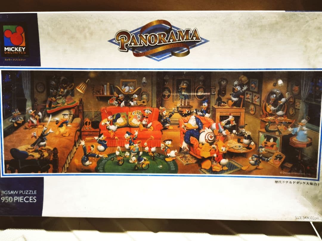 【廃盤】歴代ドナルドダック ジグソーパズル 950ピース
