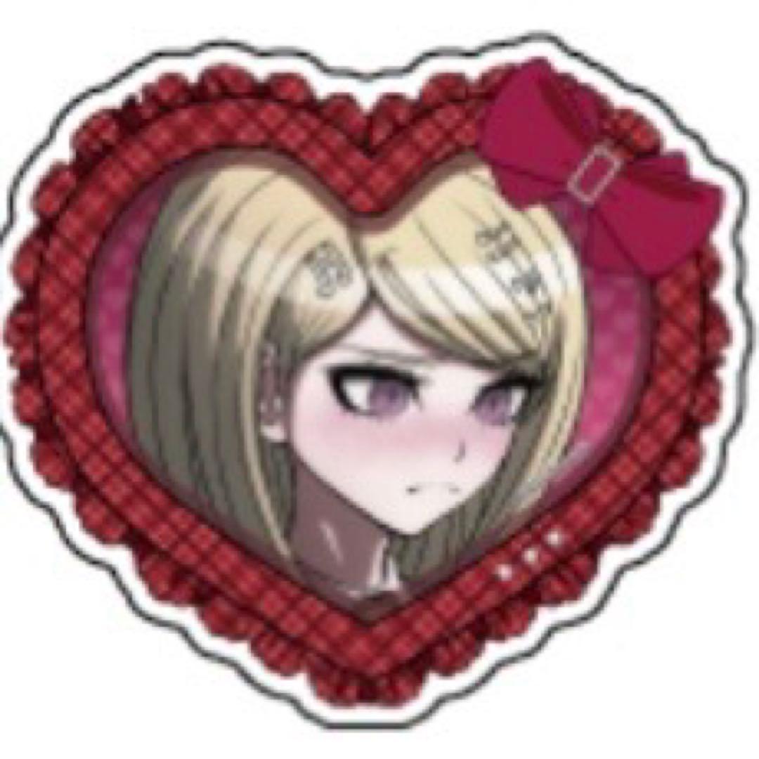 ダンガンロンパ　赤松楓　ハート型アクリルバッジ 受注生産 エビデン