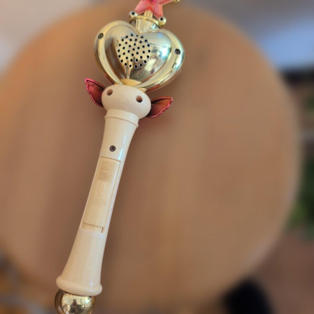 セーラームーン ちびうさ コスプレ☆ ウィッグ☆ステッキ☆シャチハタ 4点セット