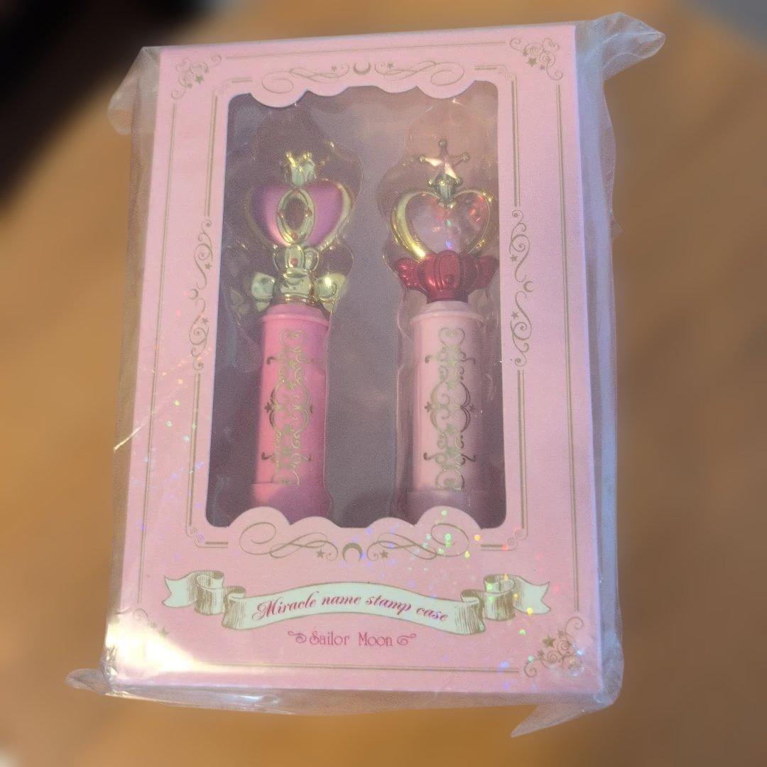 セーラームーン ちびうさ コスプレ☆ ウィッグ☆ステッキ☆シャチハタ 4点セット