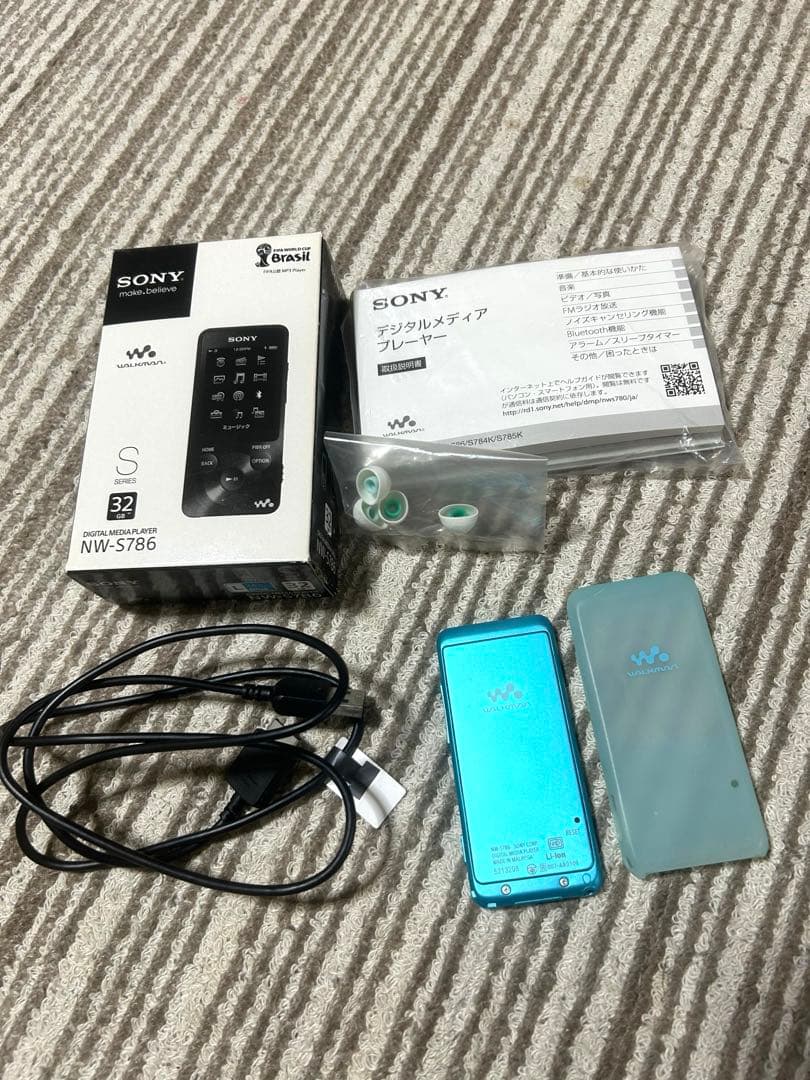 SONY NW-S786 32GB 青色 オーディオプレーヤー ウォークマン