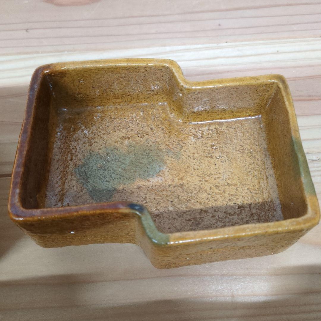 ９代大樋長左衛門　飴釉変形向付１０客揃え