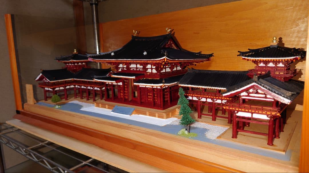 ウッディジョー製 1/75 平等院鳳凰堂