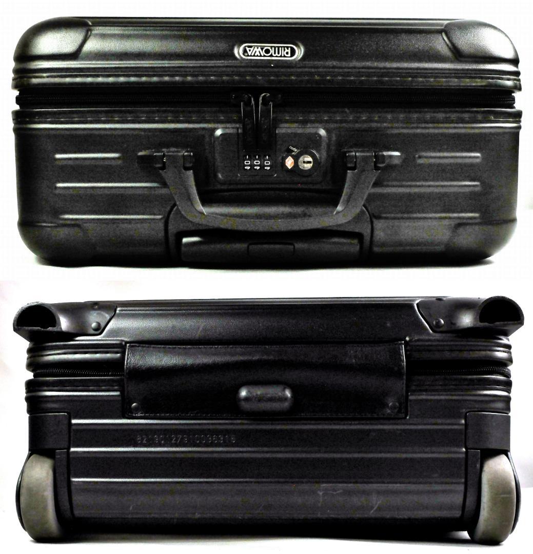 リモワ ルフトハンザ『Air Light』2輪ビジネストロリー BK【訳有美品】