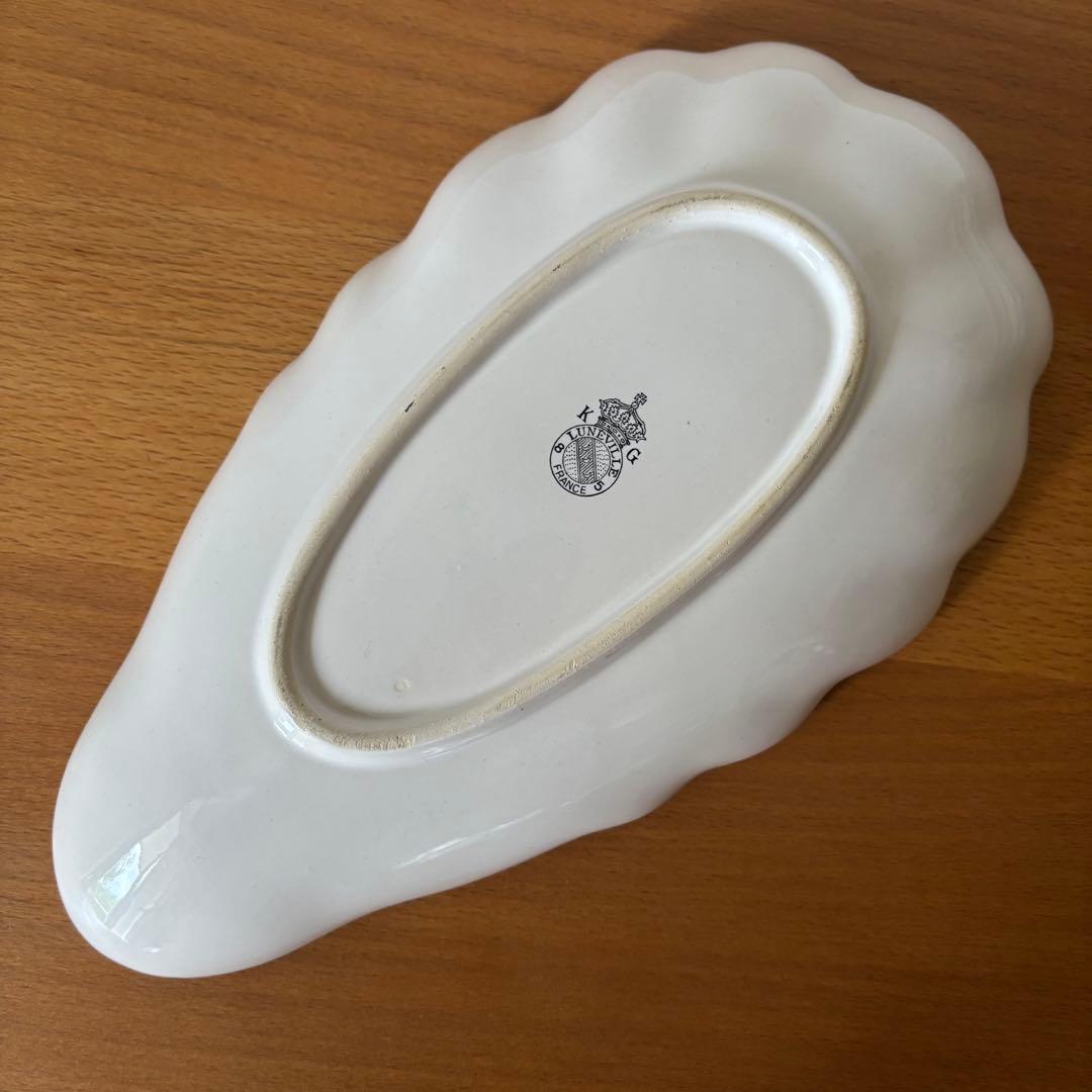 KGリュネヴィル ラヴィエ フランスアンティーク シェル型 薔薇