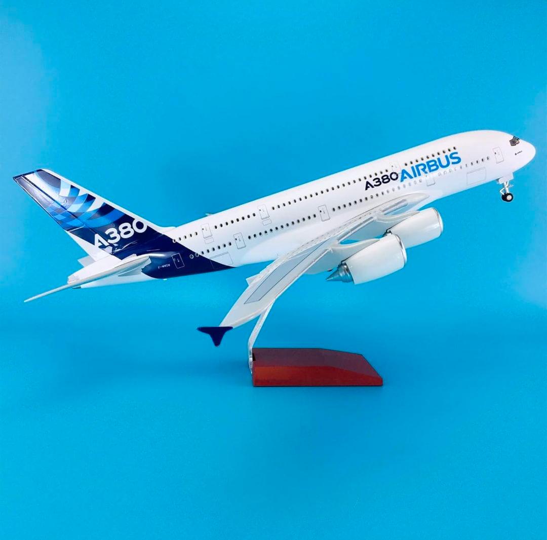 エアバス A380 1/160 大型 飛行機 模型 ハウスカラー