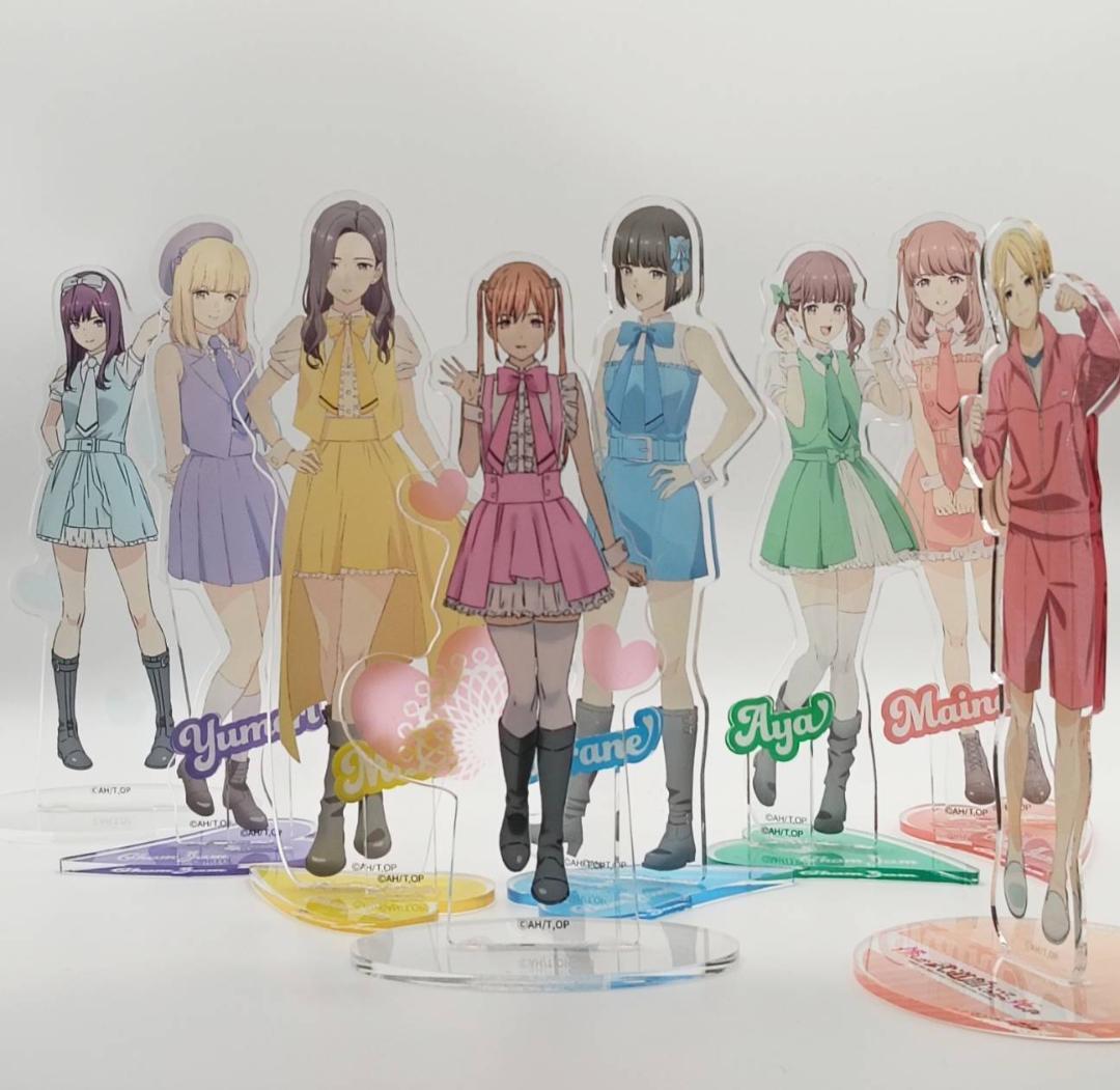 推しが武道館いってくれたら死ぬ　ChamJam＆えりぴよ8体　アクリルスタンド