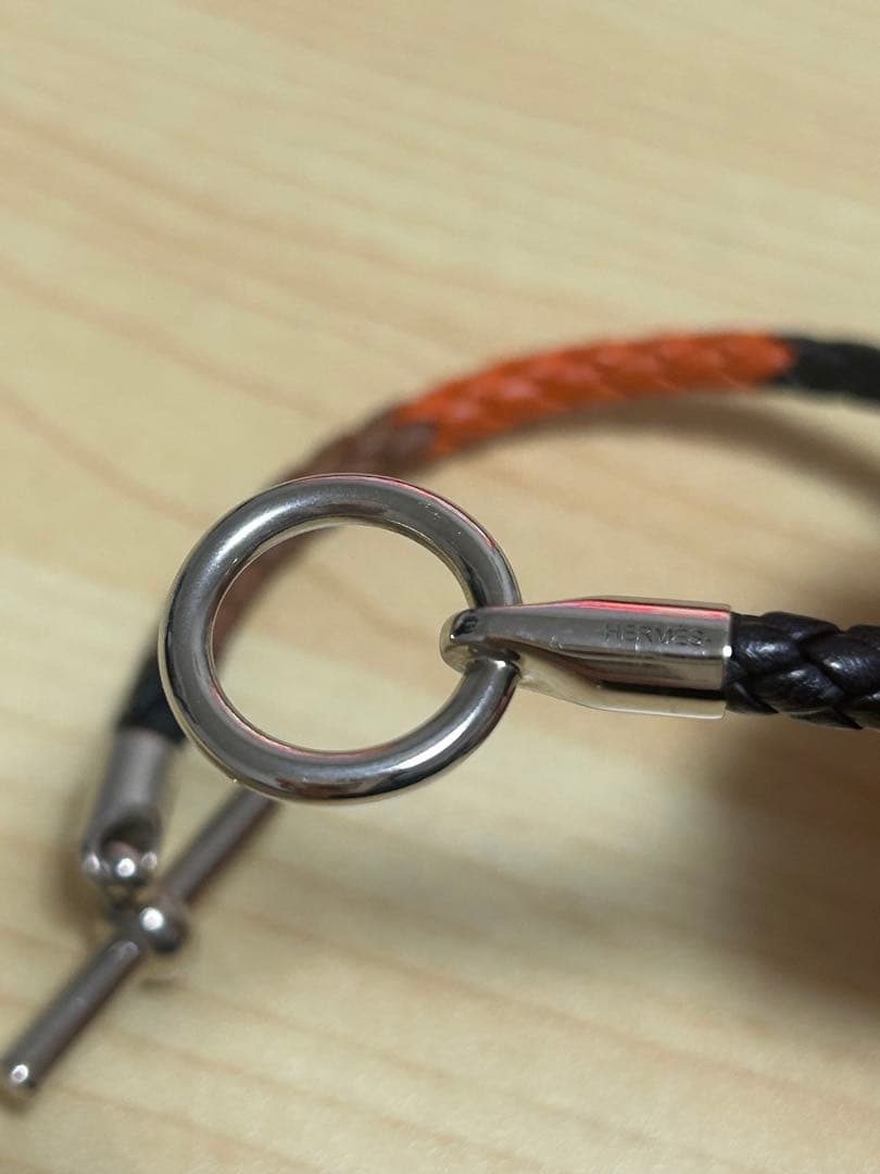 d*e様 HERMES（エルメス） T4サイズ　レザー グレナン H ブレスレッ