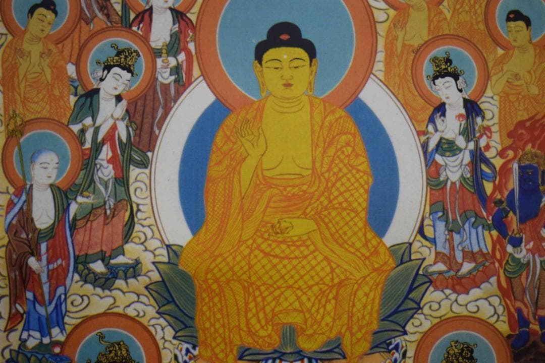 複製/十三佛図/印刷工芸/布袋屋掛軸HJ-768