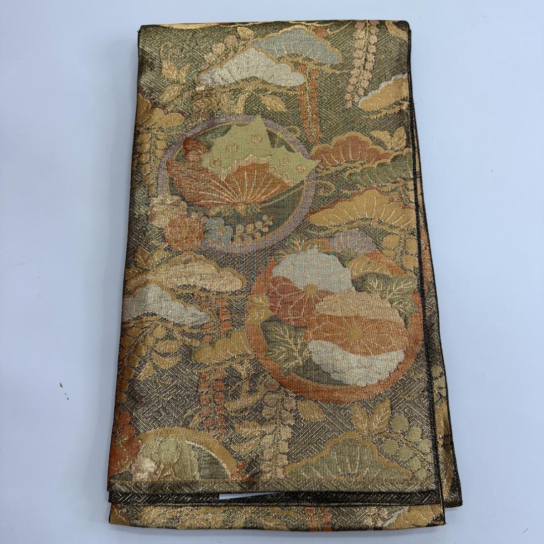 振袖フルセット 黒 刺繍 成人式 草履バック付 裄64.5cm S-200