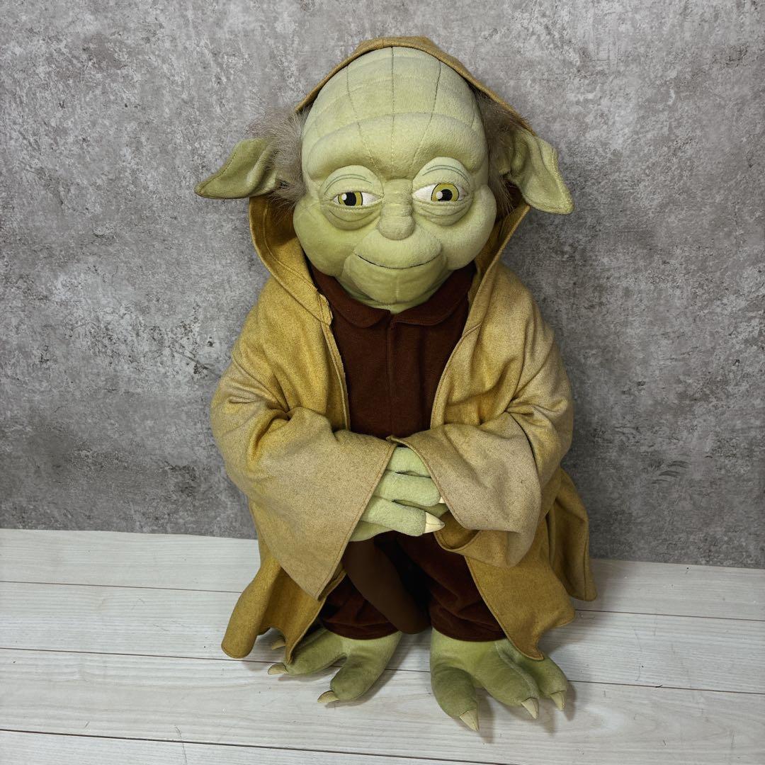 ヨーダ風 等身大 約66㎝ ぬいぐるみ ノーブランド タグ無し リアルサイズ