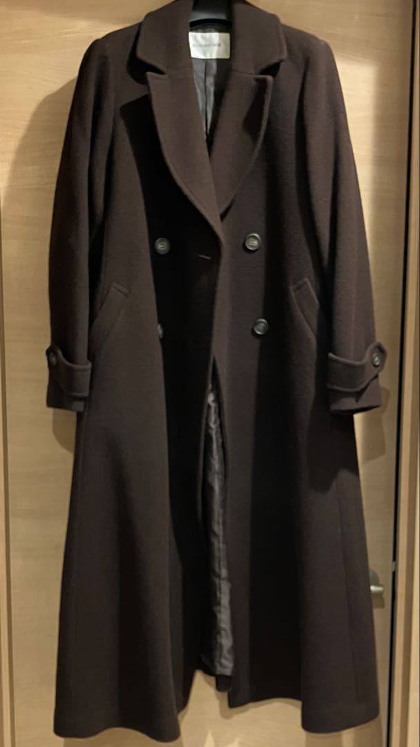 ビッグカラーダブルチェスターコート NATURAL BEAUTY BASIC