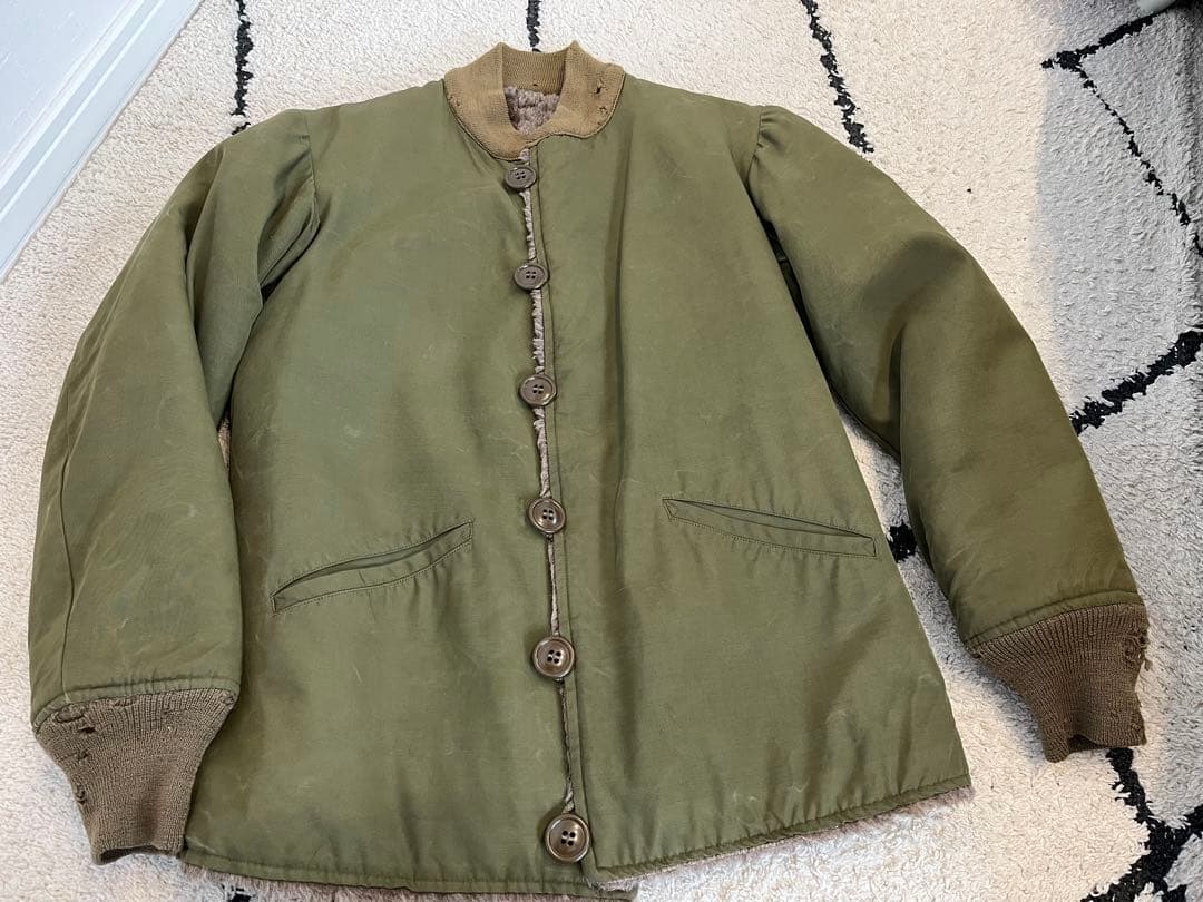 M43 パイルライナー　アルパカ　ミリタリー　40s ARMY ビンテージ 古着