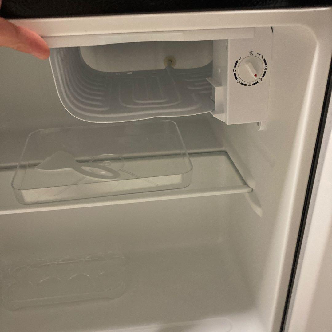 MAXZEN マクスゼン 46L 1ドア冷蔵庫 2023年製ガンメタリック