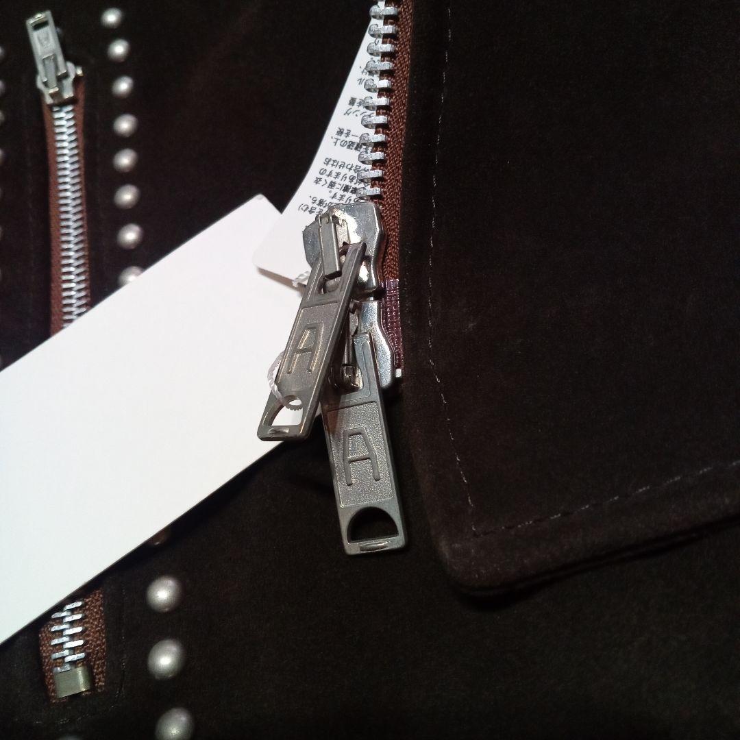 ヒ*シ様 夏の激安価格！ジェームスグロース別注牛革スウェードシングルライダース3