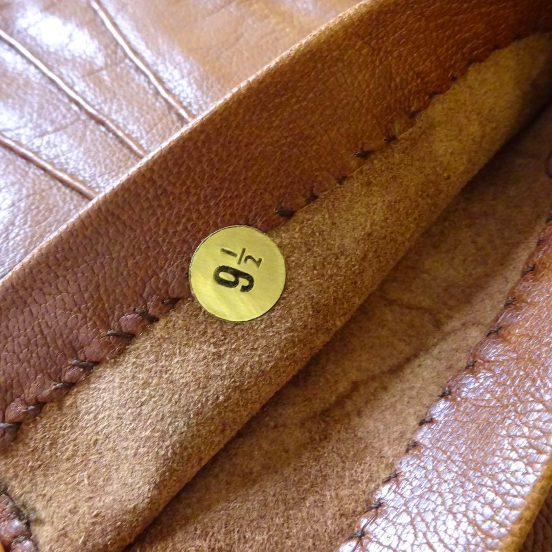 ヴィンテージ レザー グローブ メンズ フランス