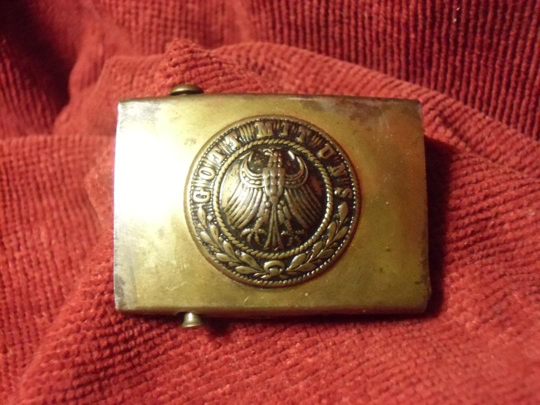 Wワイマールドイツ軍＊海軍バックル（実物）