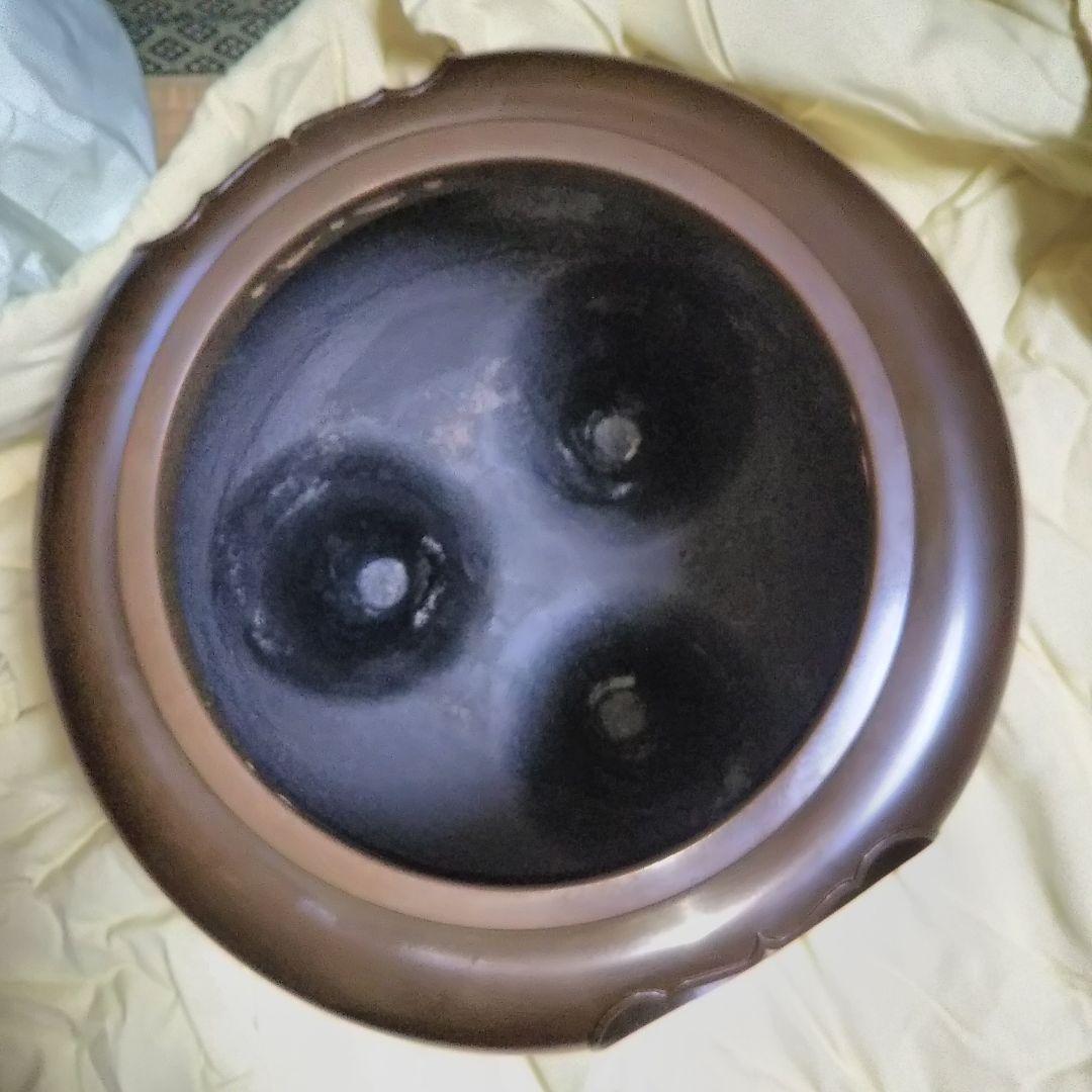 お値下げ☆新品 未使用商品【茶道具 茶釜 】真形釜漆 茶道具 箱書きあり木箱付き