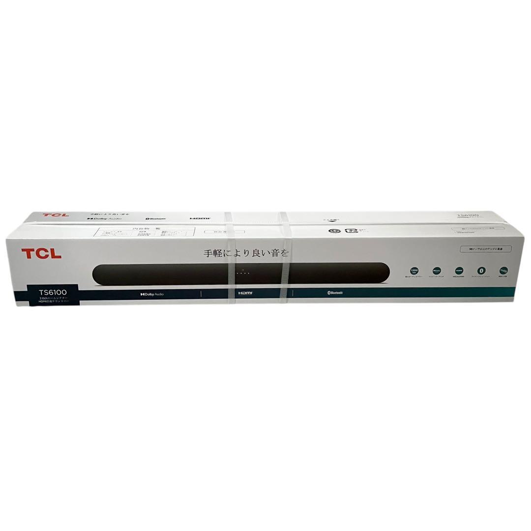 【新品】 TCL 2.0ch サウンドバー TS6100 ブラック スピーカー