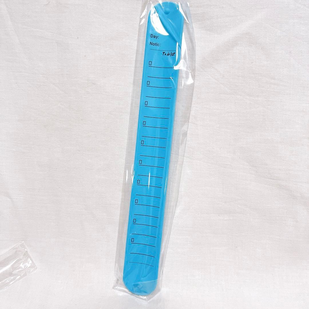 シリコンメモリストバンド 装着型ストラップ ペン 消しゴム付 防水