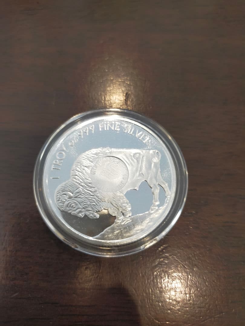 バッファロー　インディアン　セキュリティID 純銀1オンス　銀貨