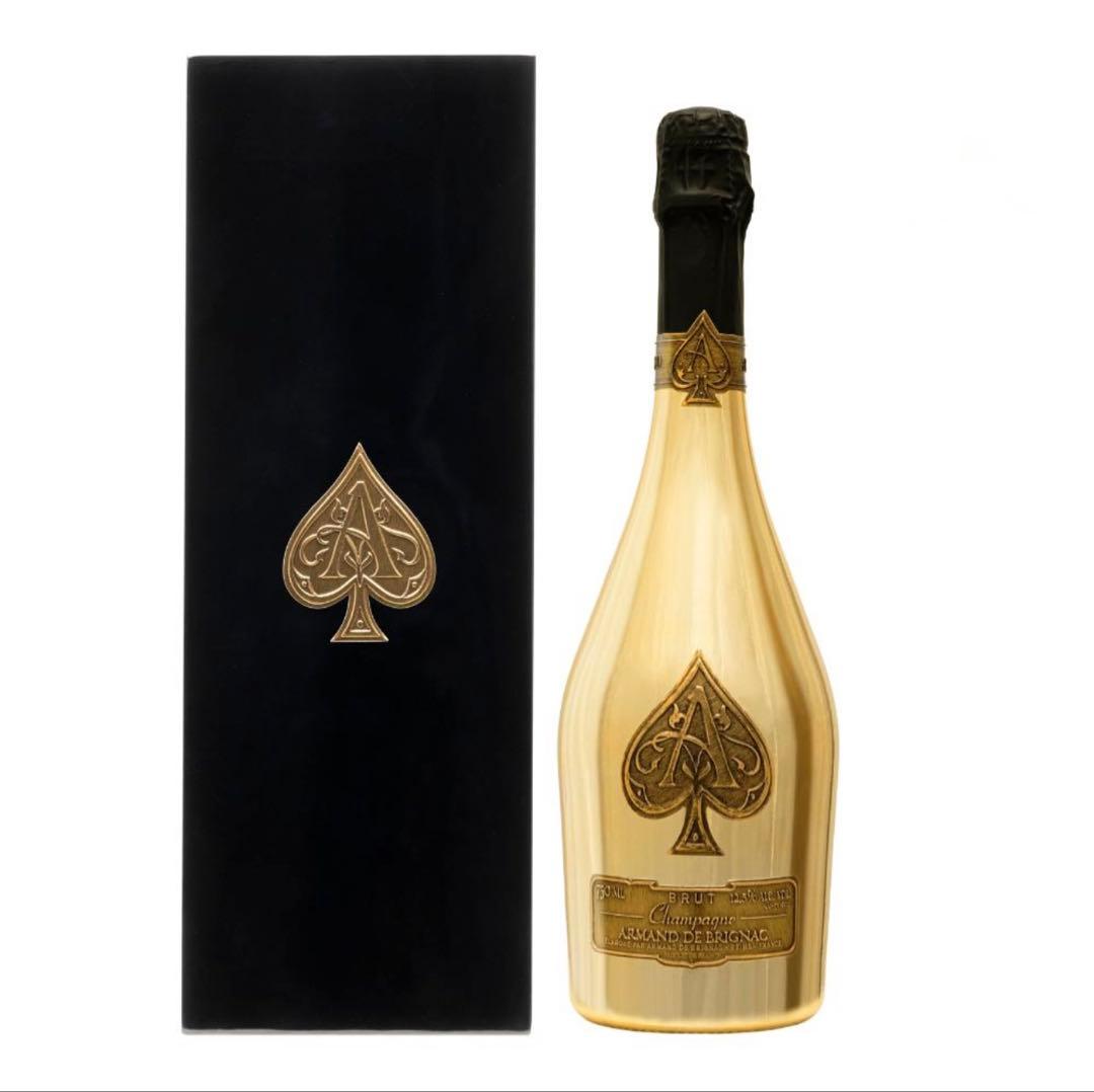 未開栓! ARMANDアルマンド ゴールド シャンパン箱付きブリュット750ml