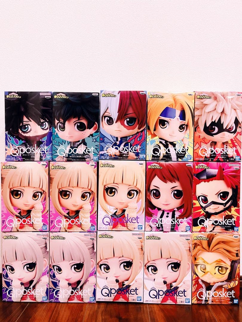 Qposket ヒロアカ フィギュア15体