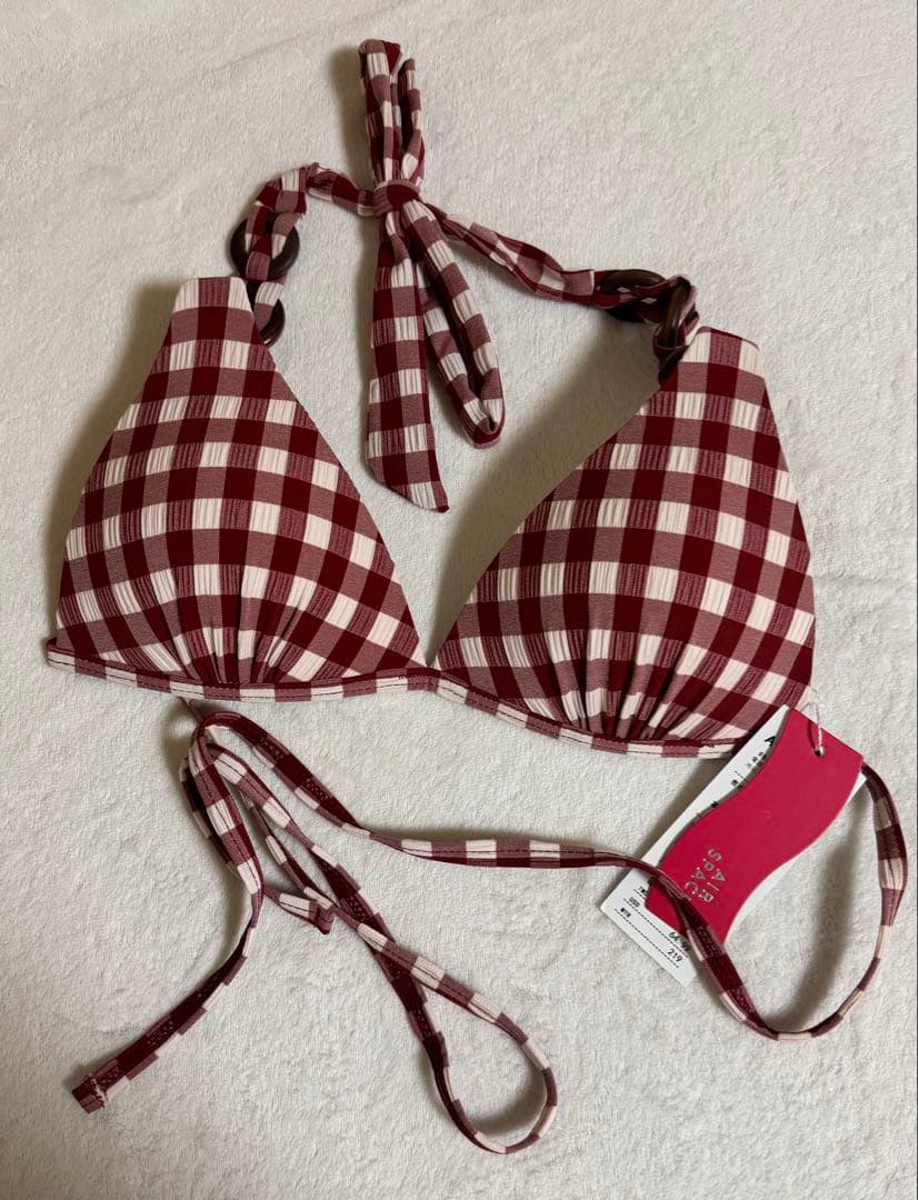 AIR SPACE チェックビキニセット