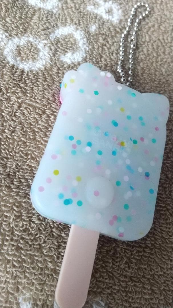 キティ　アイスキャンディー　パフェ　フロート　キーホルダー　マスコット